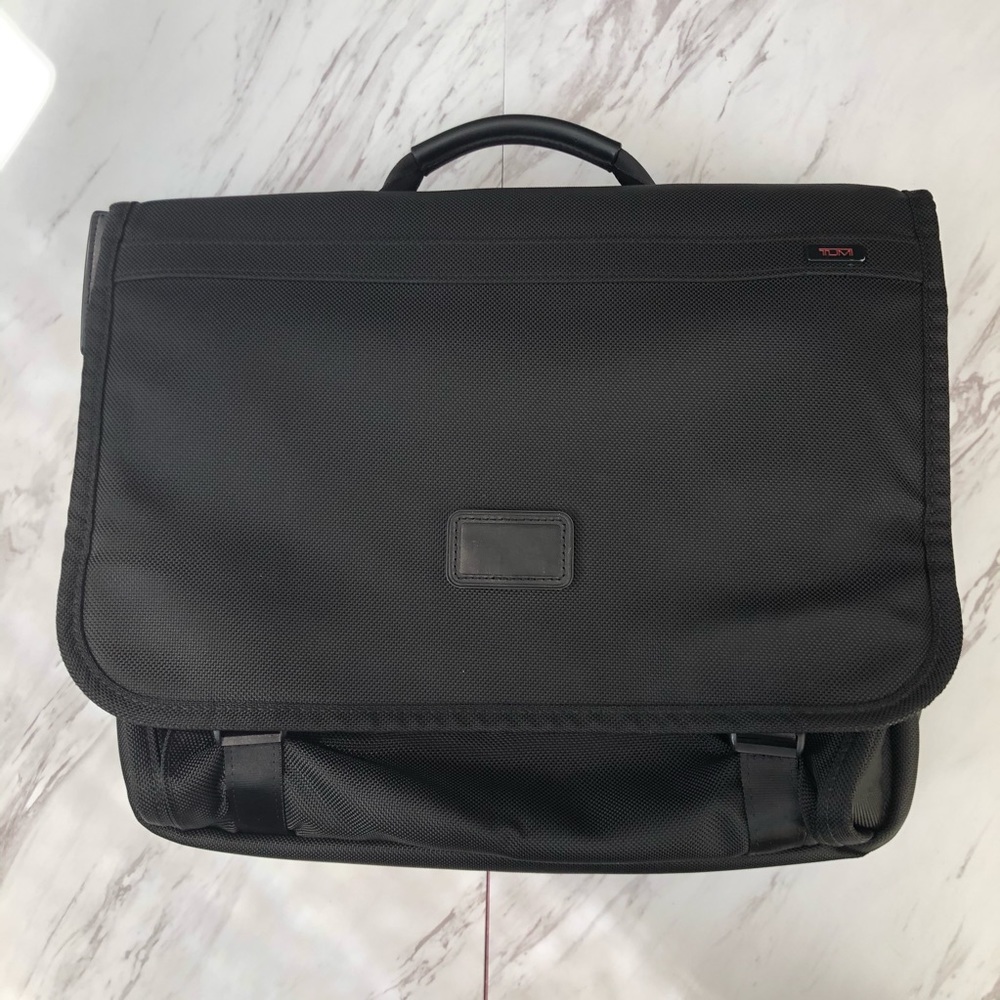 Tumi Slim Expandable Laptop Flap Briefcase